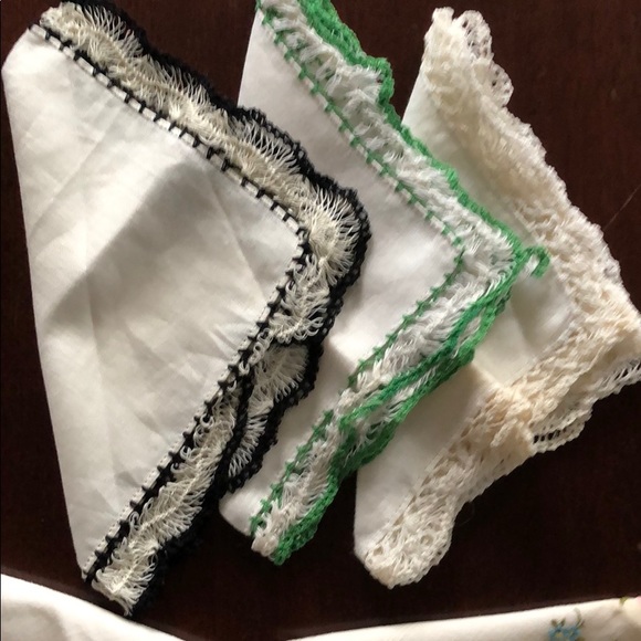 Vintage Handkerchiefs 10 - Picture 2 of 8